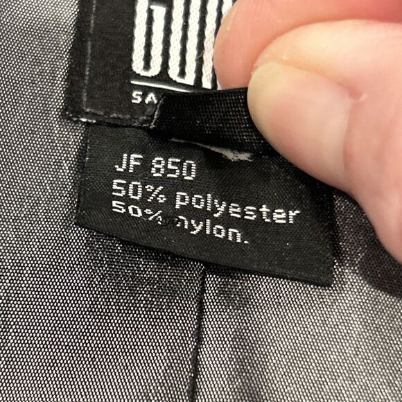 Gump's San Francisco Jacket Womens 6 Open Front Gray Long Line Pockets - Picture 3 of 8